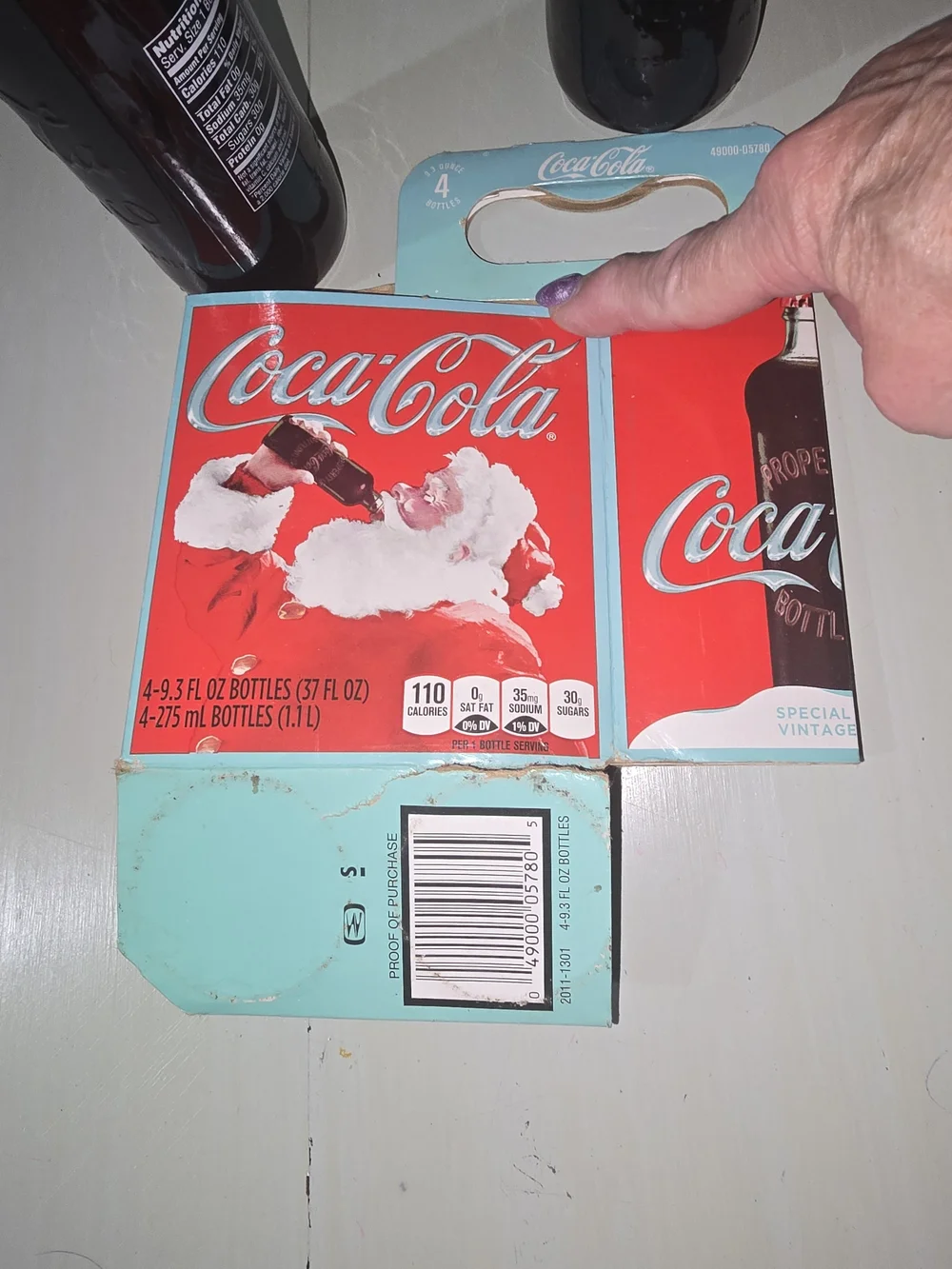 2011 Coca-Cola 125th Anniversary Hutchinson Bottle 4-Pack FULL w/ Santa Carrier